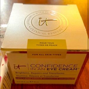 It” confidence in an eye cream